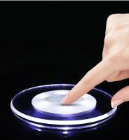 【CW】 6 LEDs Coaster Ultra Thin Cup Up Beer Wine Glass Drinking Bottle pad supply