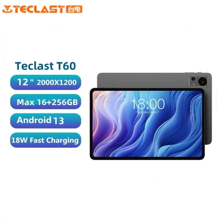 Android 13 タブレット TECLAST T60 タブレット 12インチ、16GB 256GB 