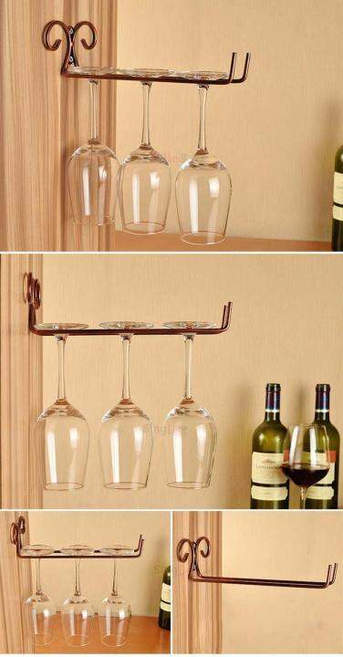 hanging-metal-wine-cup-rack-silver-gold-bar-single-double-rack-wine-stemware-glass-bottle-goblet-inverted-holder