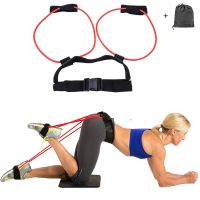 【CW】 5 Level Elastic Booty Bands Adjust Pedal Resistance Butt Waist Legs Muscle Training Crossfit Workout