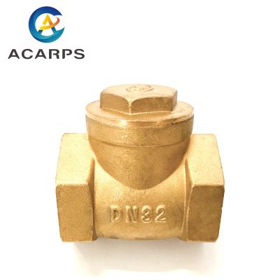 1/2 3/4 1 2 3 4 Brass Horizontal Check Valve All Copper Female Thread Check Valve