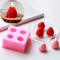 3D Strawberry Silicone Candle Mold DIY Candles Making Plaster Epoxy Resin Aromath Soap Chocolate Baking Molds Home Crafts Decor