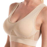 S-6XL Plus ขนาดกีฬา s ตาข่าย Breathable สบายเซ็กซี่ Backless Push Up 6สีทึบเซ็กซี่ Underwear