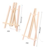 Wood Easel Advertisement Exhibition Display Shelf Holder Studio Painting Stand