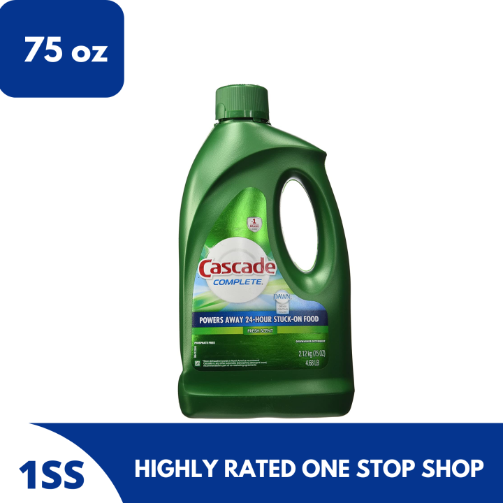 Cascade Complete Dishwasher Detergent Gel Fresh Scent, 75oz Lazada PH