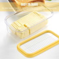 Butter Dish Box Holder Fridge Storage Lid Cutter Plastic Butter Dishes with Lids Kitchen Tools Butter Fresh Box Kitchen Storage