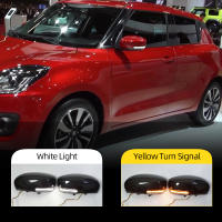 NEW2022 Car Flashing 2Pcs For Suzuki Swift 2018 2019 2020 Dynamic LED Turn Signal Light Side Wing Rearview Mirror cover Lamp