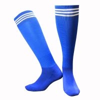 【Sock shop】ใหม่10สีผู้ใหญ่ผู้ชายผู้หญิงฟุตบอลฟุตบอลถุงเท้าข้นผ้าขนหนูด้านล่างวอลเลย์บอลกีฬารักบี้ถุงเท้ากว่าเข่ายาวถุงน่อง