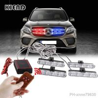 【CW】♧✗  4 In 1 Emergency Strobe Lights 12V With Flash Grille for Cars Truck Van SUV