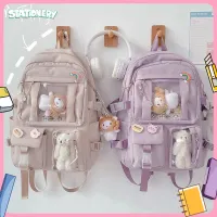I high large capacity student Stationery bag backpacks school bag Japanese colorl Korean girls backpacks STA1131
