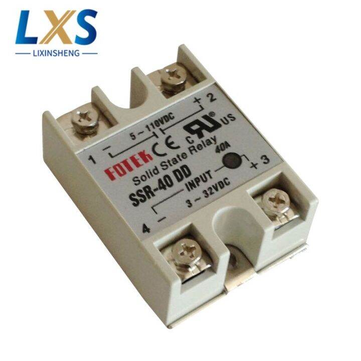 Single Phase Fotek Type Solid State Relay SSR 40DD 332VDC Input to 5