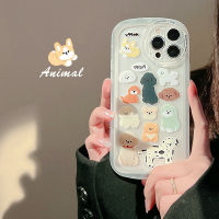 เคสมือถือ TPU ลายลูกสุนัขน่ารักฝาหลัง TPU สำหรับ iPhone 14 Pro Max iPhone 14 Plus iPhone 13 Pro Max Iphone 13 Mini iPhone 12 Pro Max Iphone 12 Mini 11 Pro Max XS Max XR 7 Plus 8 Plus SE เคสโทรศัพท์กันกระแทกแบบซิลิโคนพร้อมส่ง?