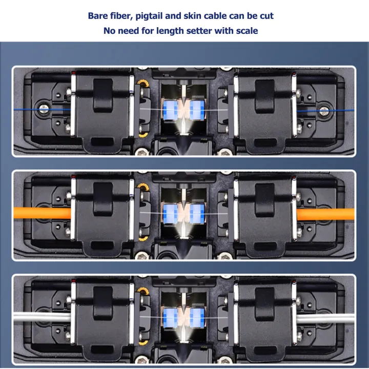 เครื่องตัดสายไฟเบอร์3-in-1สำหรับเชื่อมเครื่องตัดไฟเบอร์ใช้งานง่าย
