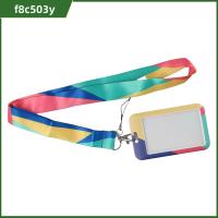 F8C503Y พนักงานออฟฟิศออฟฟิศ ที่ใส่บัตรประชาชน กุญแจสำหรับกุญแจ ครูสอนเด็ก เชือกเส้นเล็ก ม้วนป้าย สายคล้องคอ คลิปหนีบผม ออฟฟิศสำหรับทำงาน