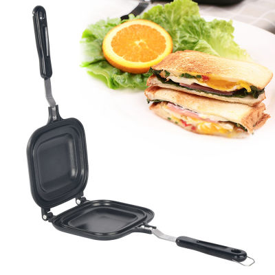Sandwich Mold Waffle Easy Clean Kitchen Tool Bread Barbecue Plate Toast Frying Pan Home Double Side Non-stick Aluminum Alloy NEW