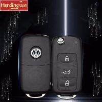 Hardingsun เคสรีโมกุญแจแบบพลิก Volkswagen 3B สำหรับอัพเดต Passat /Tigu/sagita/gol/jetta/langy/polo ซองใส่กุญแจ