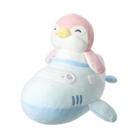 MINISO ตุ๊กตาเพนกวิน ตุ๊กตาเพนกวินนั่งเครื่องบิน Travel Series Penguin Airplane Plush Toy