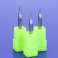 10pcs 3A TOP 3.175mm Shank CNC Router bit Precision grinding V Shape Carbide PCB Engraving Bits เครื่องตัด CNC mill End Mill