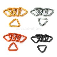 +‘； Triangle Carabiner Outdoor Camping Hiking Keychain Snap Clip Hook Kettle Buckle