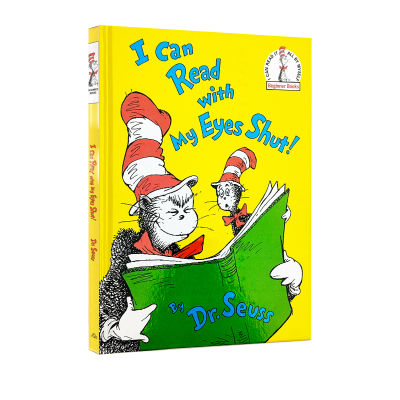 Original English picture book I can read with my eyes shut hardcover Dr. Seuss childrens Enlightenment picture story book