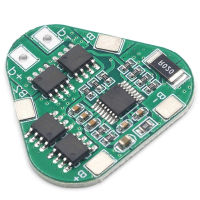 PEACHAN BMS PCM PCB 8A อุปกรณ์เสริมเซลล์แบตเตอรี่3เซลล์11.1V 12.6V โมดูลป้องกันแผ่นป้องกันการปล่อยประจุมากเกินไปปกป้องแบตเตอรี่ลิเธียม18650