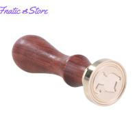 Retro Wax Stamp Wood Handle DIY Scrapbooking Envelope Sealing Stamp Seal