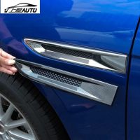 FastshippingABS รถด้านข้าง Fender Vent Trim ฝาครอบ Fender Side Air Outlet Fit สำหรับ Jaguar XF XFL XE F-Pace F Pace X761อุปกรณ์เสริมภายนอก Hotsale