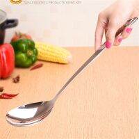 ♨ﺴ Stainless steel Large big Public Spoon Buffet Service Spoons Long Handle Soup Tablespoon Restaurant Dinnerware Kitchen Utensils