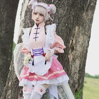 กิโมโนญี่ปุ่น Glory cosplay Xiao Qiao Maid ชุดอะนิเมะ Loli lolita นิทรรศการการ์ตูนชุดสองมิติ ~