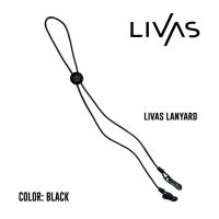 สายคล้องแมส mask strap LIVAS สายคล้องแมส สายคล้องหน้ากาก สีดำ Mask Lanyard Black สไตล์มินิมอล สไตล์เกาหลี แฟชั่นเกาหลี สายคล้องแว่น สายคล้องคอ สายคล้องแมสเด็ก สายคล้องแมสผู้ใหญ่