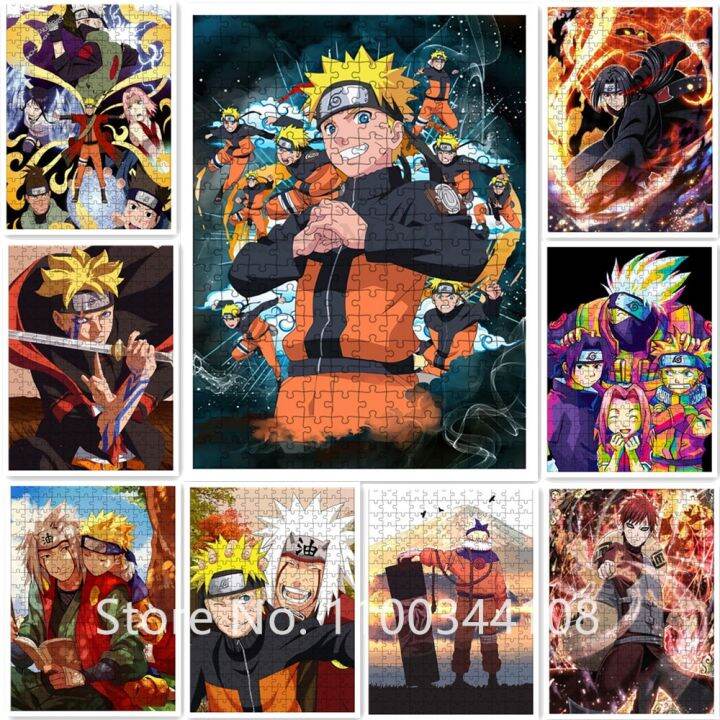 Naruto Puzzle 1000 Pieces Japanese Cartoon Anime Jigsaw Puzzle For