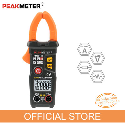 PEAKMETER PM2016S PM2016A Smart Mini Digital Clamp Meter AC Current pliers ammeter Frequency NCV Tester amperimetric clamp