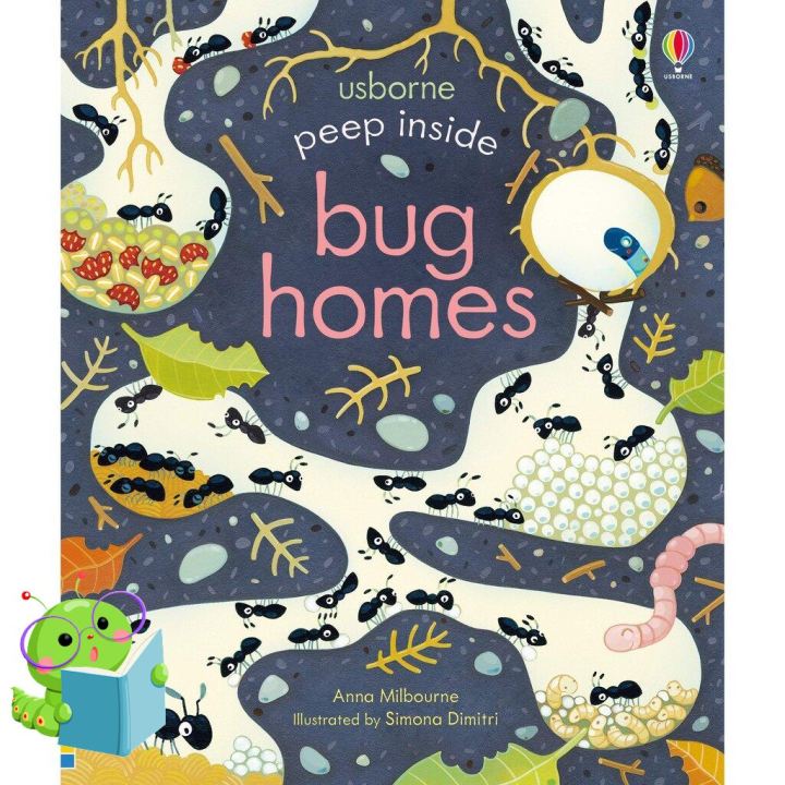 more intelligently ! &gt;&gt;&gt; หนังสือความรู้ทั่วไปภาษาอังกฤษ Peep inside Bug Homes (Peep inside) -- Board book