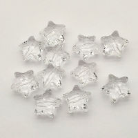 New arrival! 1827mm Clear Acrylic Faceted Star Shape Beads For Handmade Necklace Earrings parts Jewelry Findings &amp; Components