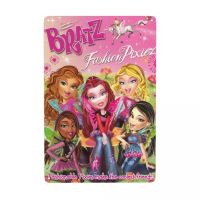 Bratz Fashion Pixiez ออกแบบที่กำหนดเองวินเทจร็อค Angelz ป้ายโลหะสำหรับบาร์คาเฟ่ลานชายถ้ำผนังบาร์ 20 * 30 ซม