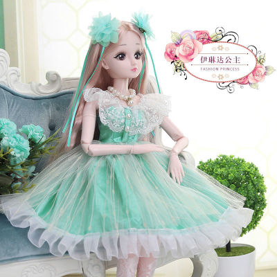 IIBG0186 60ซม.Yangyitian Barbie ตุ๊กตา Queen ชุดเจ้าหญิงเดียวเด็กหญิง Dressing ตุ๊กตาของขวัญ