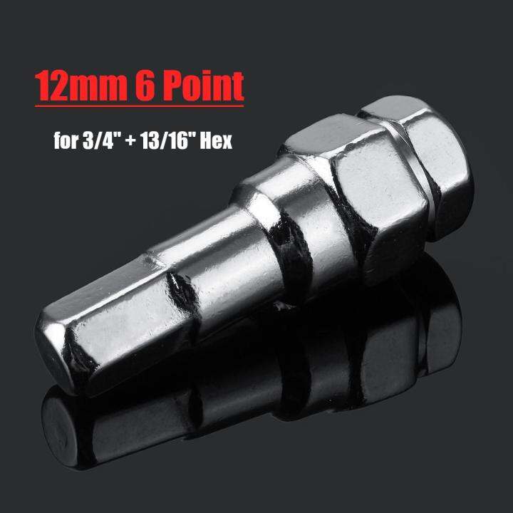 2/4/8X 62Mm 6 Point Spline Sided 12Mm Hex Key Tuner Wheel Tire Lug Nut