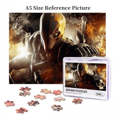 Deathstroke (3) Wooden Jigsaw Puzzle 500 Pieces Educational Toy Painting Art Decor Decompression toys 500pcs