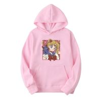 Sudadera con capucha de manga larga para mujer, niña adolescente, s-sailor Moon, sudaderas con capucha de dibujos animados para mujer, Harajuku