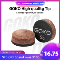 GOKO 3035 Tips Smh Billiard Tip 101111.513Mm Tip Selected 6-7ชั้นหมูผิว Multi-Layered สนุ๊กเกอร์สระว่ายน้ำ Cue อุปกรณ์เสริม