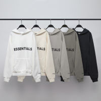 Essentials ตัวอักษรพิมพ์เสื้อกันหนาวหมวกผู้หญิงเสื้อออกแบบแบรนด์ Jerry Lorenzo พิมพ์จดหมายฮิปฮอปหลวม U Ni O Versize H Oodies