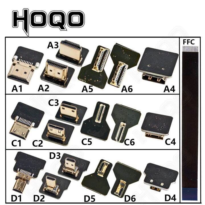 hdmi-kompatibel-fpv-hdmi-ffc-hdmi-pita-kabel-90-derajat-mini-mikro-hdmi-standar-hdmi-pcb-konektor-20pin-fpv-mikro-hdmi-5cm