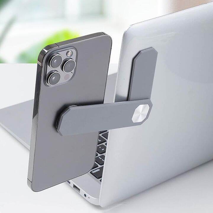 phone-mount-for-tripod-phone-holder-for-recording-video-adjustable-magnetic-laptop-phone-holder-laptop-side-hanging-phone-holder