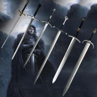 104ซม. Eddard Stark ดาบ1:1ดาบอาวุธภาพยนตร์คอสเพลย์ดาบ Prop บทบาทเล่นของขวัญความปลอดภัย PU ฤดูหนาว Frost Wolf ดาบ