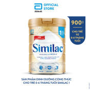 Sữa bột Similac 1 900g đột phá dinh dưỡng 5G cho trẻ từ 0