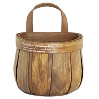 French Storage Basket Wood Hanging Organizer Small Stuff Organization Capsule Coffee Organizer Home Cafe Shop Decor Accessories