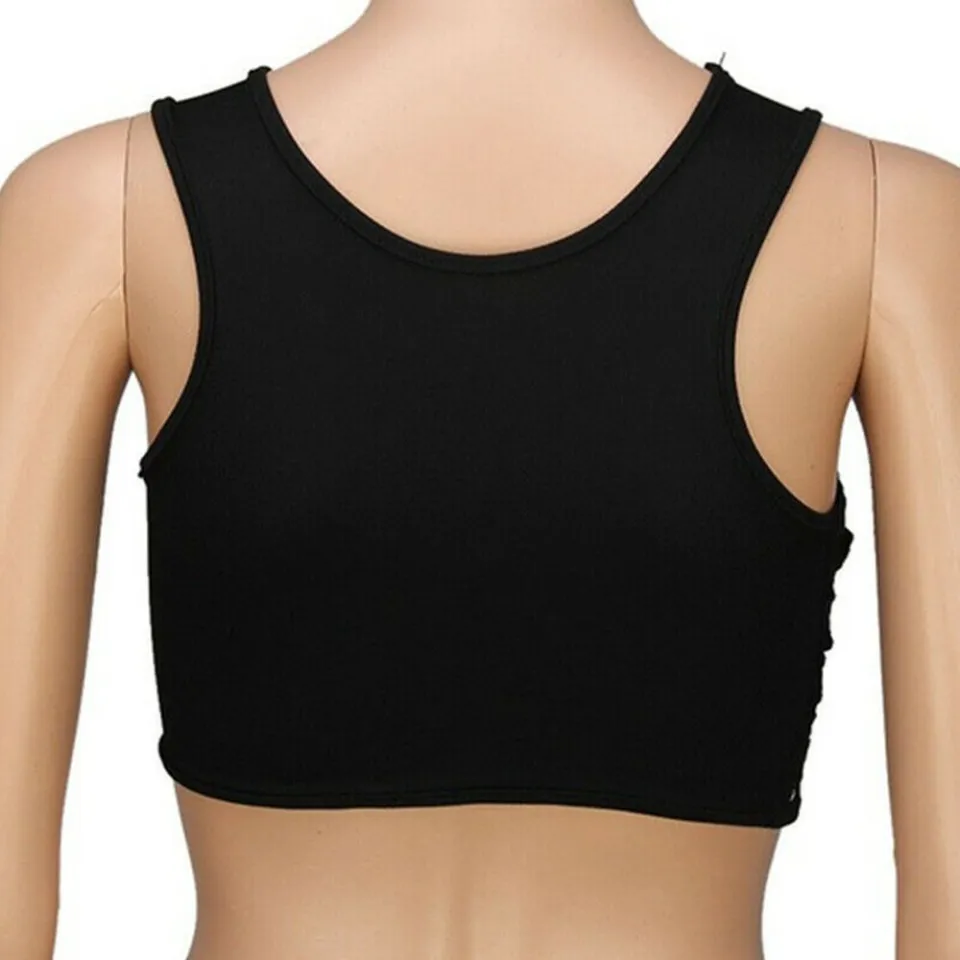 Strengthen Flat Chest Breast Binder Short Cosplay Vest