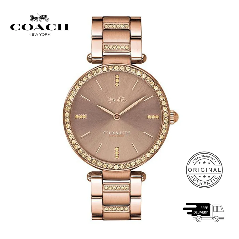 Coach Park Coffee Women's Watch (14503627) | Lazada Singapore