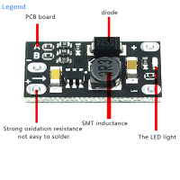 ?【Lowest price】Legend 1PC Multifunction 3.7V ถึง12V MINI DC-DC Boost MODULE Boost MODULE Step Up BOARD