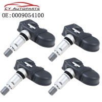 4ชิ้นใหม่สีดำเซ็นเซอร์ความดันลมยางสำหรับ C250 C300 C350 C63 S550 0009054100 TPMS เซ็นเซอร์433เมกะเฮิร์ตซ์